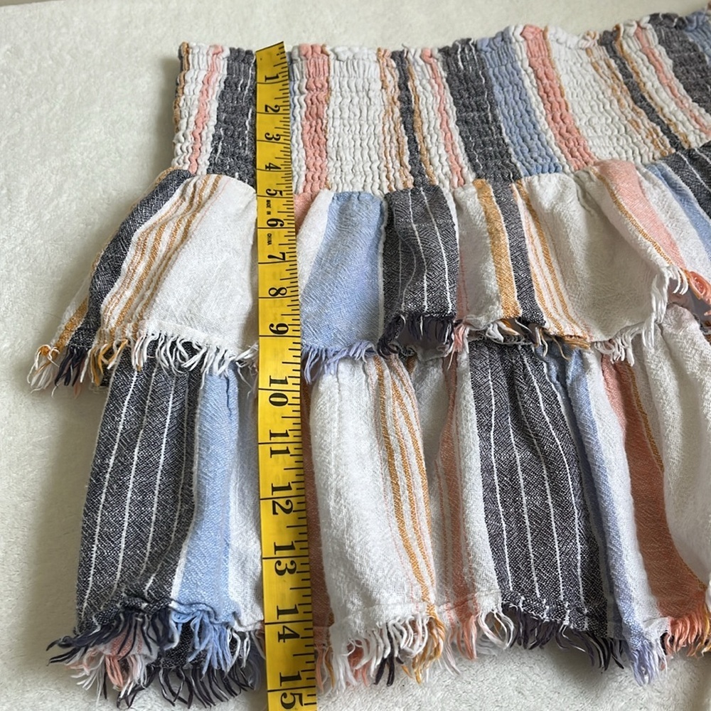 Aerie Women’s Tiered Mini Skirt Size Large - Picture 6 of 7